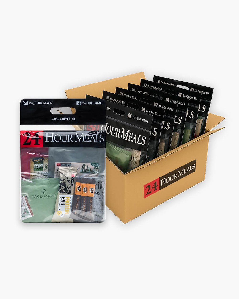 24 Hour Meals Hemberedskap – 1 vecka (Frystorkat)