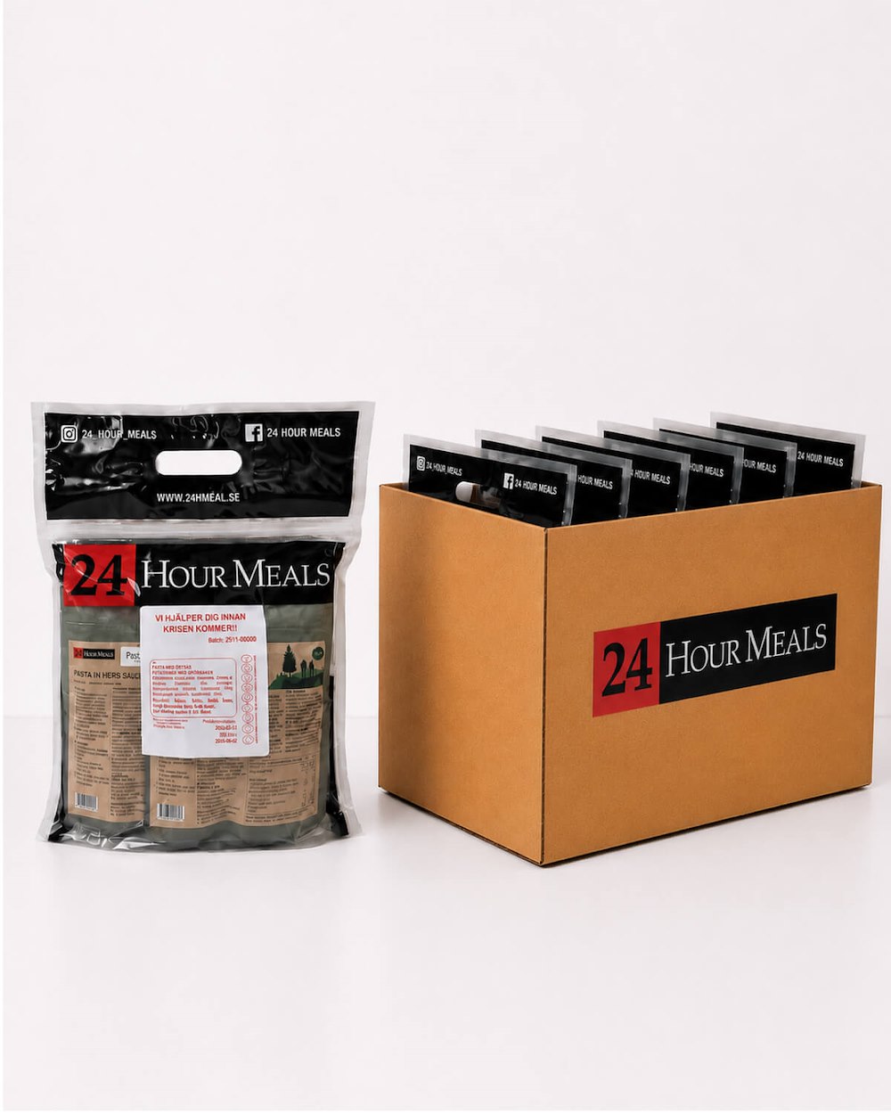 24 Hour Meals Hemberedskap – 1 vecka (Frystorkat)