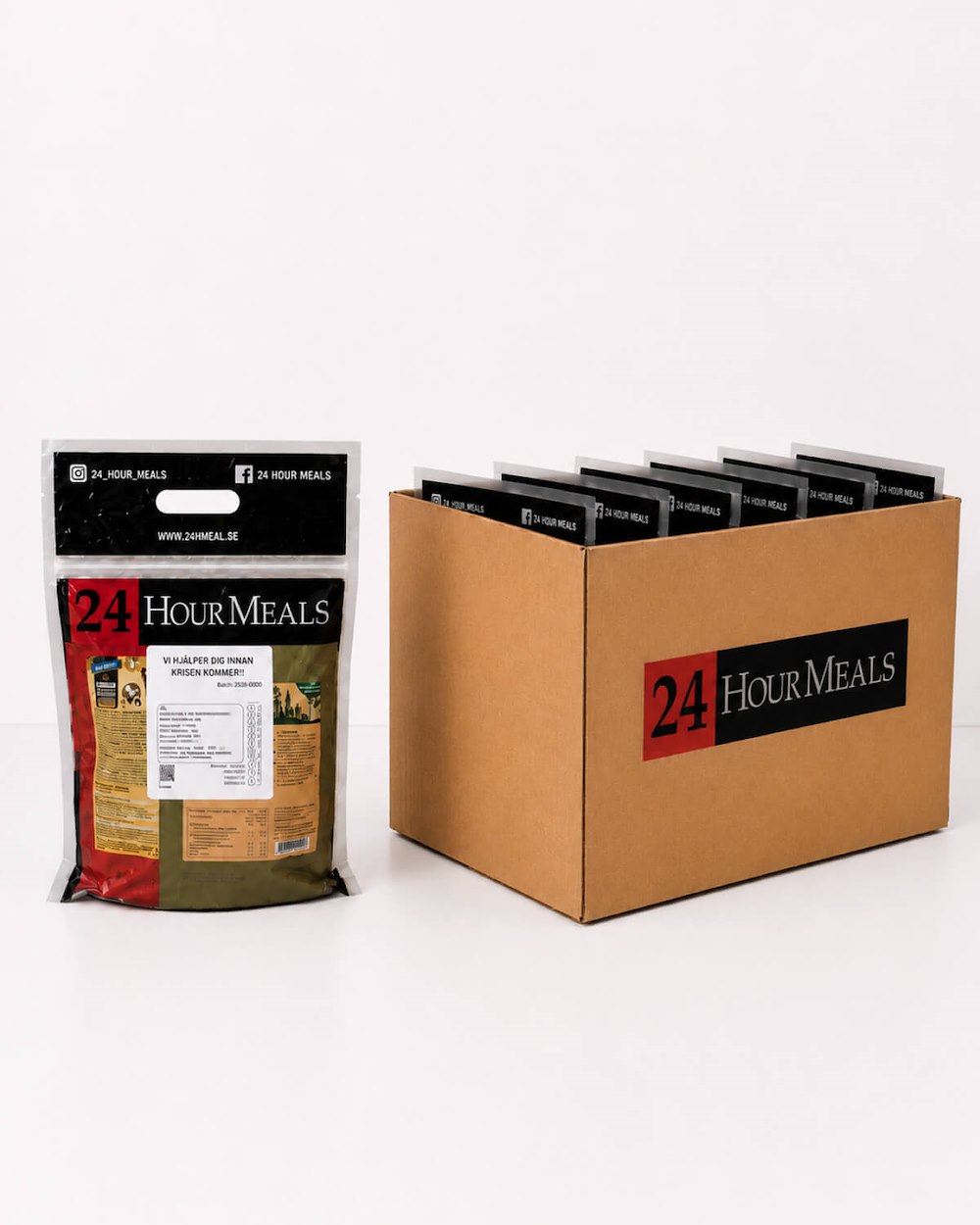 24 Hour Meals Hemberedskap – 1 vecka  (Mjukkonserv)