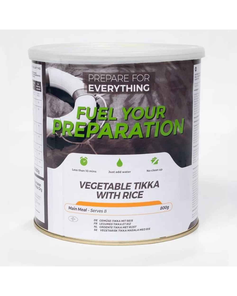 European Freeze Dry Vegetable Tikka with rice - tin